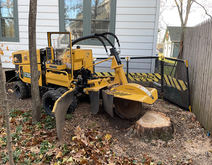 Stump Grinding Company in Germantown