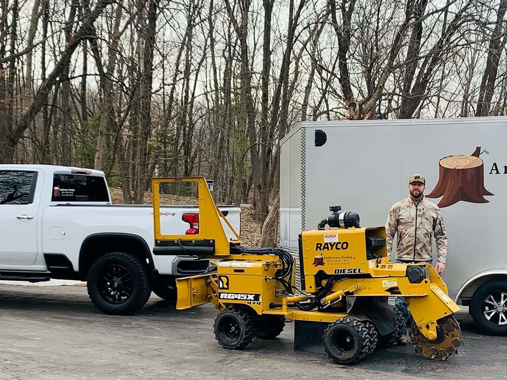 Stump Grinding Company in Johnson Creek